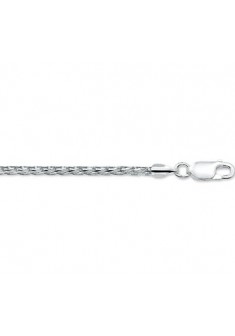 Zilveren armband vossestaart schakel 19cm/2.25 mm - 000043212