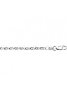 Zilveren armband griekse schakel 18cm 2.5mm - 000043220 Zilveren armband griekse schakel 18cm 2.5mm - 000043220