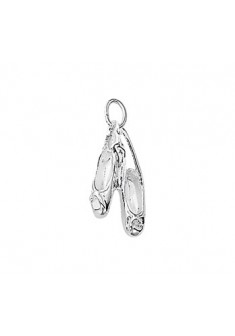 Zilveren hanger/bedel balletschoen - 000037358 Zilveren hanger/bedel balletschoen - 000037358