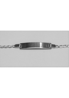 Zilveren graveerarmband 16-18CM - 602954