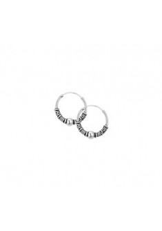 Zilveren Oxi bali creolen 16mm - 604072 Zilveren Oxi bali creolen 16mm - 604072