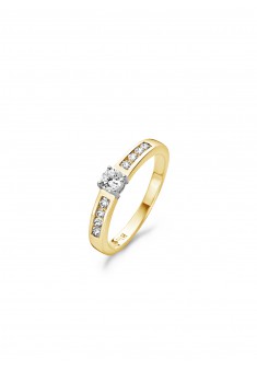BLUSH bicolor GOUDEN ring met zirkonia mt.54 - 602113 BLUSH bicolor GOUDEN ring met zirkonia mt.54 - 602113