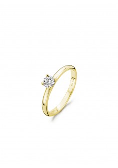 BLUSH geelgouden ring met zirkonia mt.54 - 603903 BLUSH geelgouden ring met zirkonia mt.54 - 603903