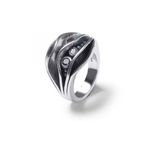 Rabinovich zilveren ring met amethist mt 57 - 000039737