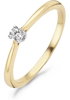 BLUSH bicolor gouden ring met zirkonia mt 54 - 604722 BLUSH bicolor gouden ring met zirkonia mt 54 - 604722