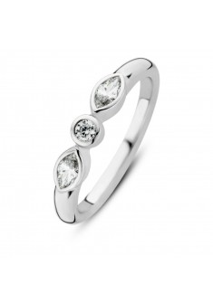 Tisento zilveren ring met zirkonia maat 54 - 603825 Tisento zilveren ring met zirkonia maat 54 - 603825