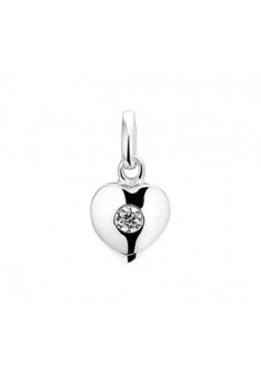 Zilveren hanger met zirkonia 8,5/8,5 mm - 601098 Zilveren hanger met zirkonia 8,5/8,5 mm - 601098