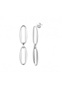 Zilveren oorhangers met peperclip 10/50 mm - 608151 Zilveren oorhangers met peperclip 10/50 mm - 608151