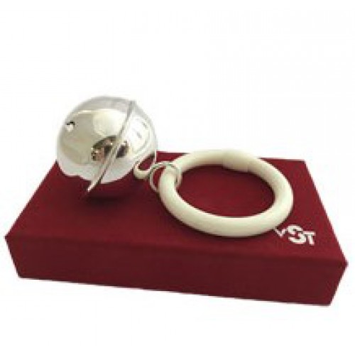 Zilveren Rammelaar bal filet - 601171
