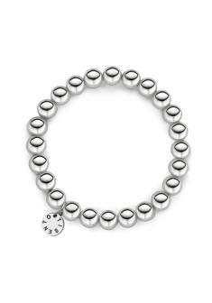 Tisento zilveren bollen armband M - 000041197 Tisento zilveren bollen armband M - 000041197