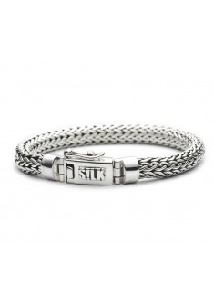 Silk armband zilver 19cm - 601197 Silk armband zilver 19cm - 601197