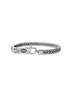 Silk armband zilver 19cm - 601538 Silk armband zilver 19cm - 601538