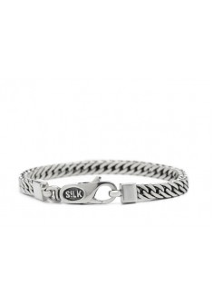 Silk armband zilver 19cm - 601980 Silk armband zilver 19cm - 601980