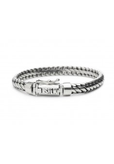 Silk armband zilver 19cm - 601191 Silk armband zilver 19cm - 601191