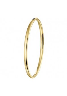 Gouden slavenarmband Fjory ovale buis 4mm/61mm/geel - 000050293 Gouden slavenarmband Fjory ovale buis 4mm/61mm/geel - 000050293