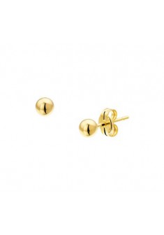 Geelgouden oorknoppen bol 3.5mm - 000028180 Geelgouden oorknoppen bol 3.5mm - 000028180