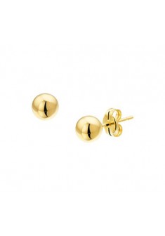 Geelgouden bol oorknoppen 5mm - 000025886 Geelgouden bol oorknoppen 5mm - 000025886