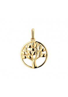 Geelgouden hanger levensboom 13.5mm - 604482 Geelgouden hanger levensboom 13.5mm - 604482