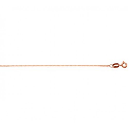 Rosé gouden venetiaans collier lengte 42cm dikte 0.8 - 603565
