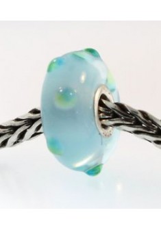 Trollbeads IJsblauwe Knop - 000035447 Trollbeads IJsblauwe Knop - 000035447