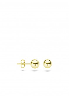 BLUSH geelgouden bol oorknoppen 6mm - 602793 BLUSH geelgouden bol oorknoppen 6mm - 602793