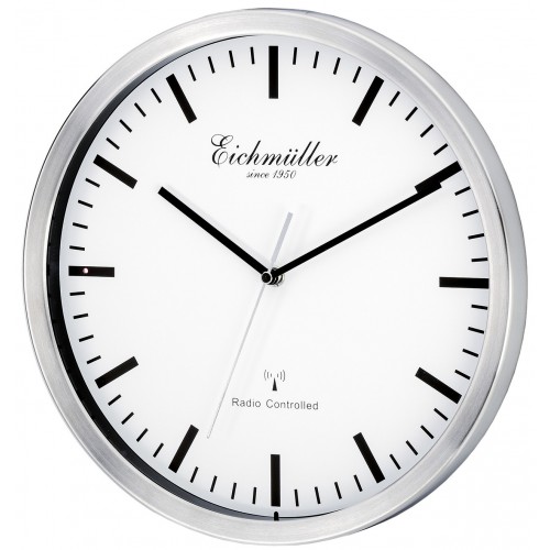 Wandklok staal - 603644