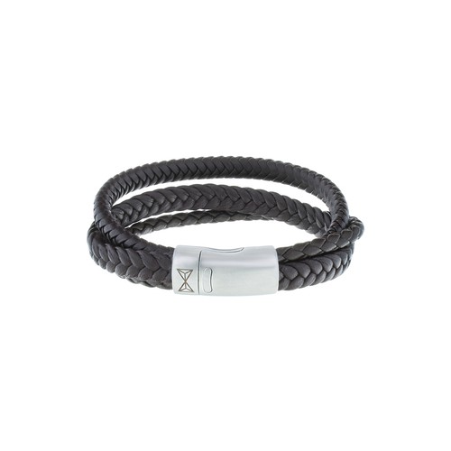 AZE ARMBAND LEER IRON THREE STRING BRUIN 21CM - 606249