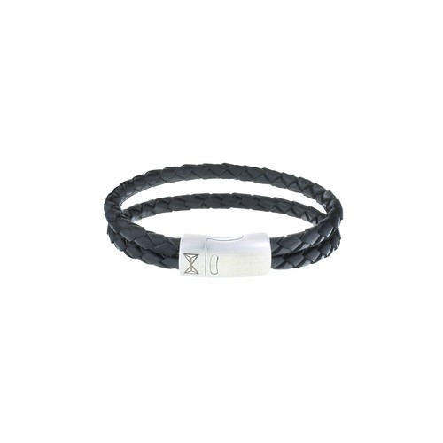 AZE ARMBAND LEER IRON DOUBLE SHOT BLACK 21CM - 606258