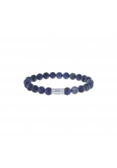 AZE ARMBAND MET ZILVERSLOT MET HIMALAYA - 8MM 19 CM - 606286 AZE ARMBAND MET ZILVERSLOT MET HIMALAYA - 8MM 19 CM - 606286