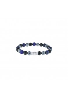 AZE ARMBAND MET ZILVERSLOT MET GRAND PARADISO - 8MM 17.5 CM - 606287 AZE ARMBAND MET ZILVERSLOT MET GRAND PARADISO - 8MM 17.5 CM - 606287