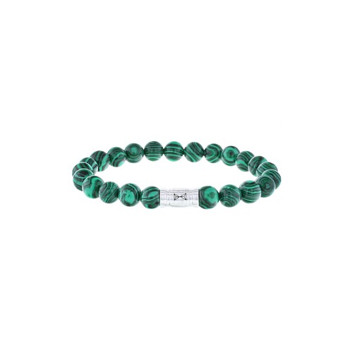 AZE ARMBAND MET ZILVERSLOT  MET MOUNT VERMONT - 8MM 17.5  CM - 606297