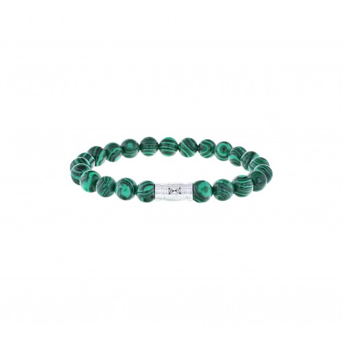 AZE ARMBAND MET ZILVERSLOT  MET MOUNT VERMONT - 8MM 19.0 CM - 607601