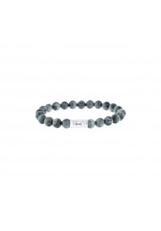 AZE ARMBAND MET ZILVERSLOT MET EAGLE PEAK-8MM 19 CM - 606301 AZE ARMBAND MET ZILVERSLOT MET EAGLE PEAK-8MM 19 CM - 606301