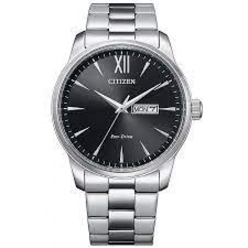 CITIZEN heren horloge sport eco drive staal, grijze wijzerplaat, kastdiameter 42mm - 608349