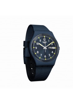 Swatch horloge Sir Blue SILICONE BAND - 603880 Swatch horloge Sir Blue SILICONE BAND - 603880