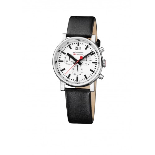 Mondaine chronograaf horloge Kastdiameter 40mm - 000045714