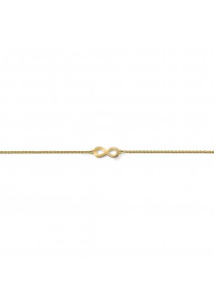 Miss Spring geelgouden armband Tiny infinity, lengte 18 cm - 602104 Miss Spring geelgouden armband Tiny infinity, lengte 18 cm - 602104