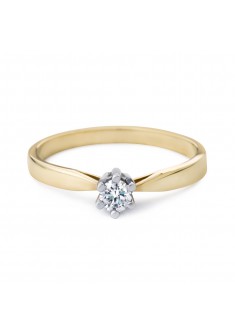 by R&C ring model Aumone met 0.35ct briljant mt18- UF2358 - 000048004 by R&C ring model Aumone met 0.35ct briljant mt18- UF2358 - 000048004