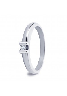 by R&C ring model Camille L geel/witgoud met 0.16ct briljant geslepen diamant mt.17.5 - 000050939 by R&C ring model Camille L geel/witgoud met 0.16ct briljant geslepen diamant mt.17.5 - 000050939