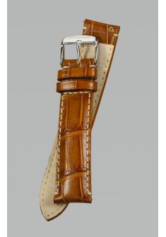 Fromanteel horlogeband Cognac croco - 600326 Fromanteel horlogeband Cognac croco - 600326