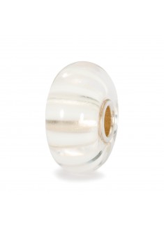 Trollbeads bedel Witte streep - 000042027 Trollbeads bedel Witte streep - 000042027